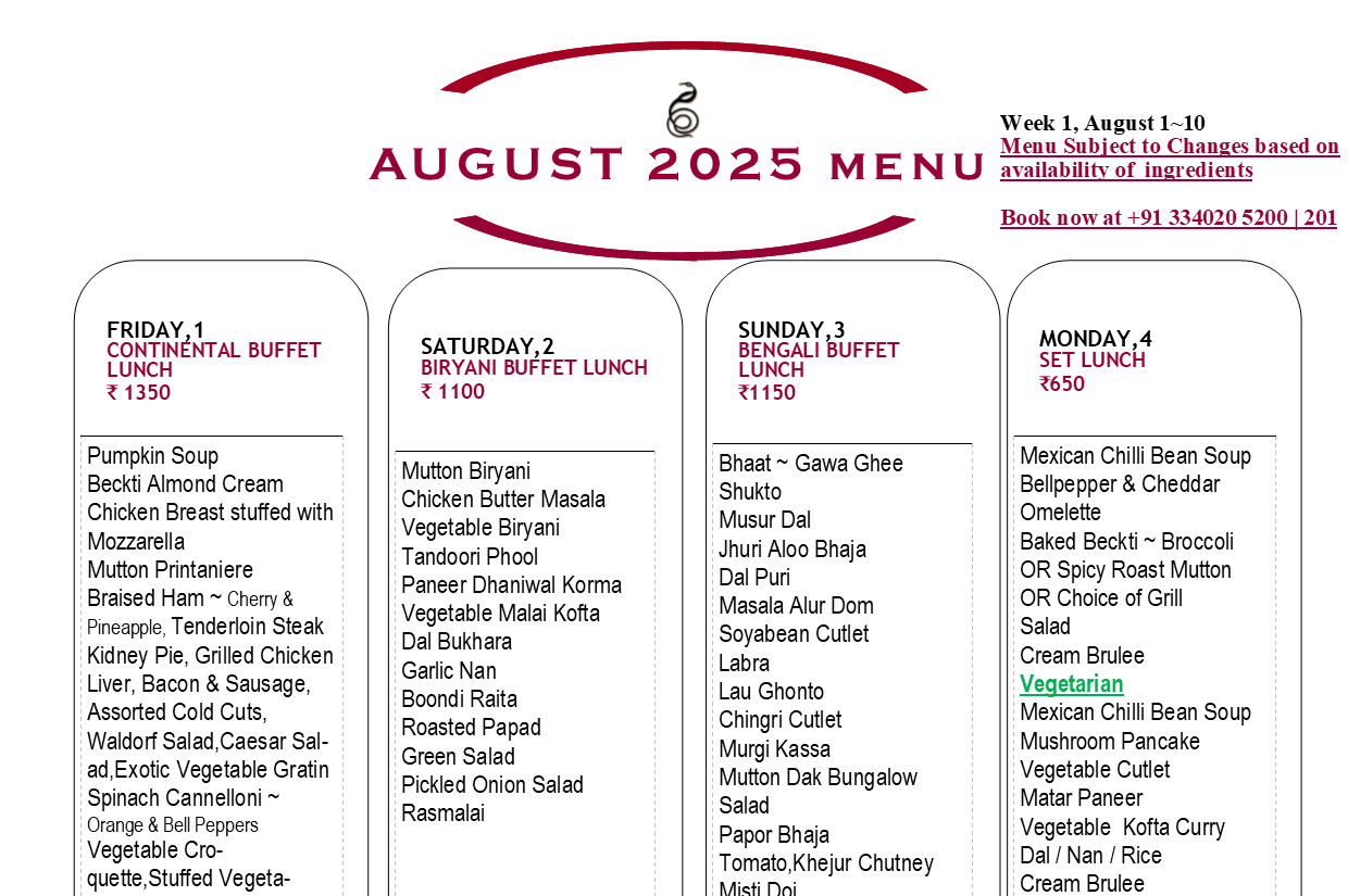 August 2025 Menu~ Aug 1~10