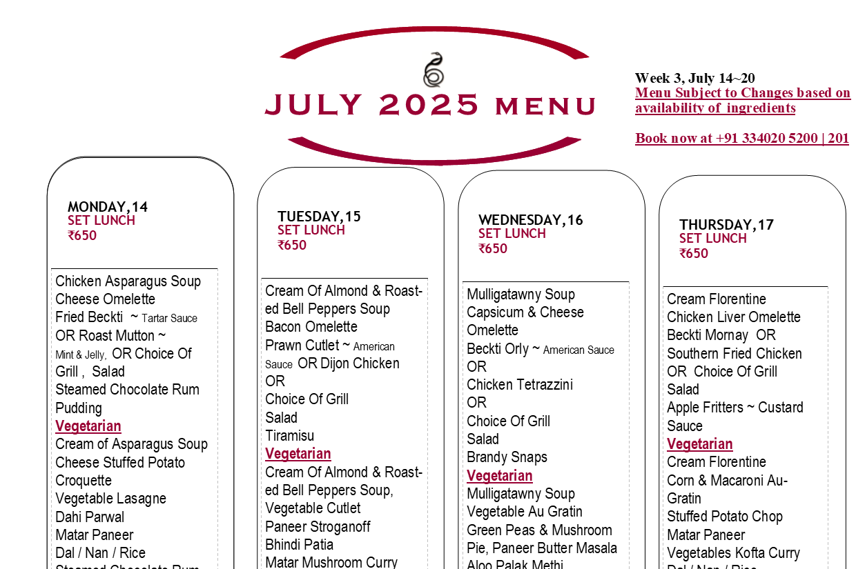 July 2025 Menu~ Jul 14~20